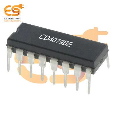 CD4019BE AND/OR Gate Configurable 4 Circuit 2, 2 Input Logic IC 16-PDIP